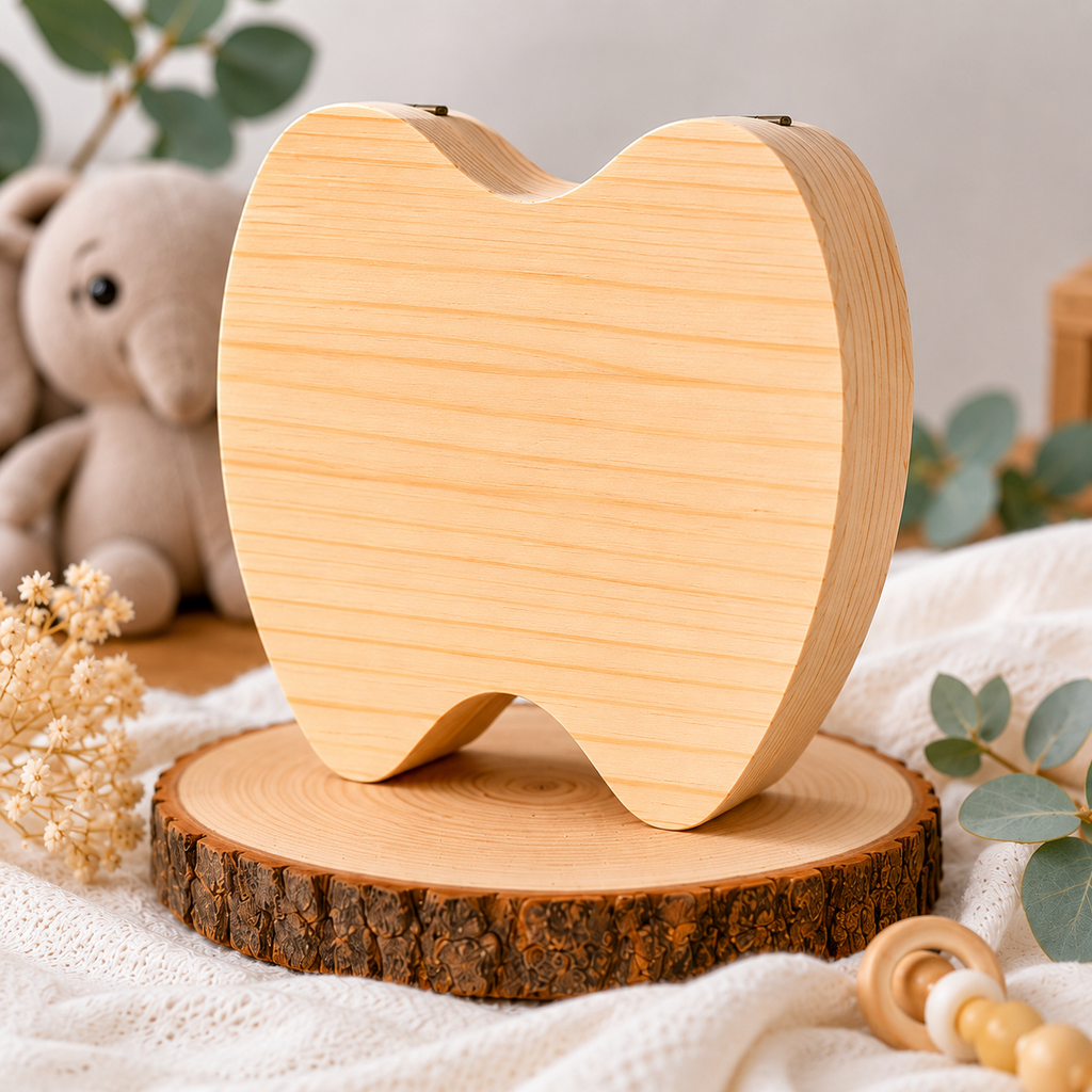 Boîte à Dents de Lait "Mes Premières Dents"  – Conservez les Premiers Souvenirs de Votre Enfant - Mon Souvenir Bébé